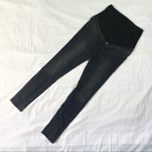Maternity full panel stretch jeans black